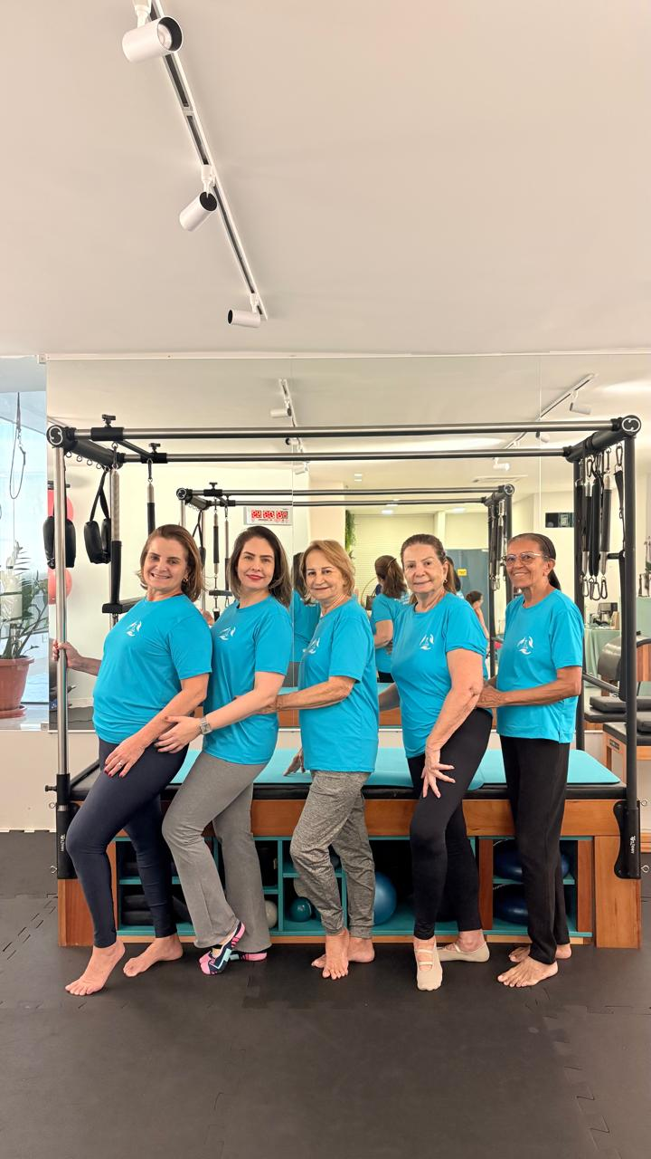 Equipe do CAIS no estúdio de Pilates
