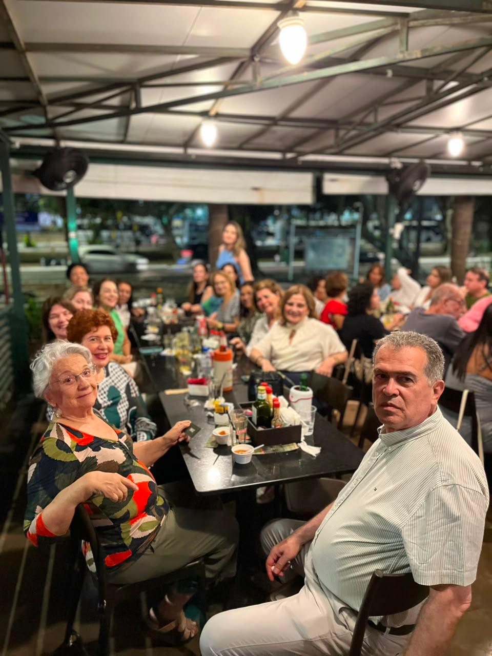 Pacientes reunidos em encontro do CAIS